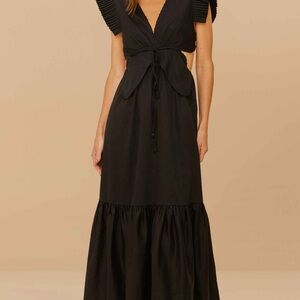 FARM Rio Black Maxi Dress
